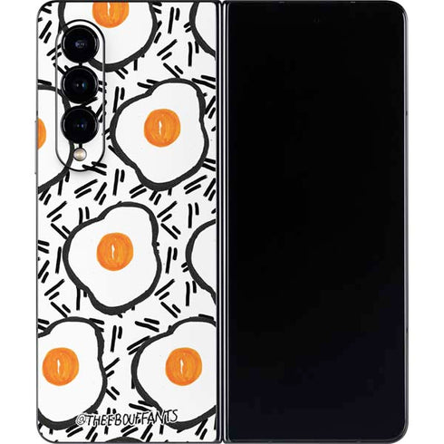 Bouffants and Broken Hearts Eggs Galaxy Z Fold4 5G Skin